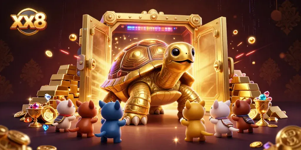 Experience the thrill of winning at xx8 casino with vibrant game elements and energetic scenes.