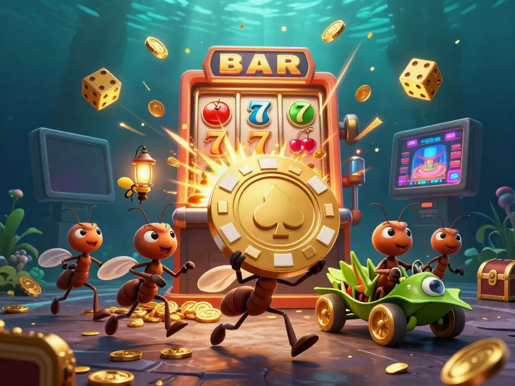 Login lakontoto sambil mendapatkan jackpot dalam ilustrasi kasino 3D yang menakjubkan.