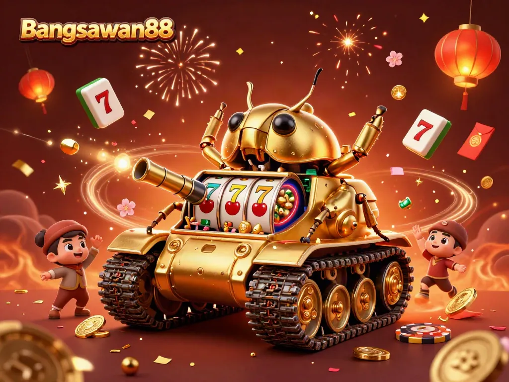 Experience the thrill with Bangsawan88's captivating online casino scene featuring a dynamic, immersive tank.