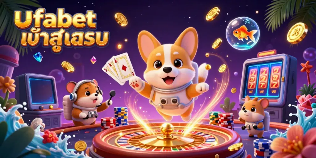 Engage in thrilling games at ufabet เข้าสู่ระบบ with a vibrant space-themed casino adventure.