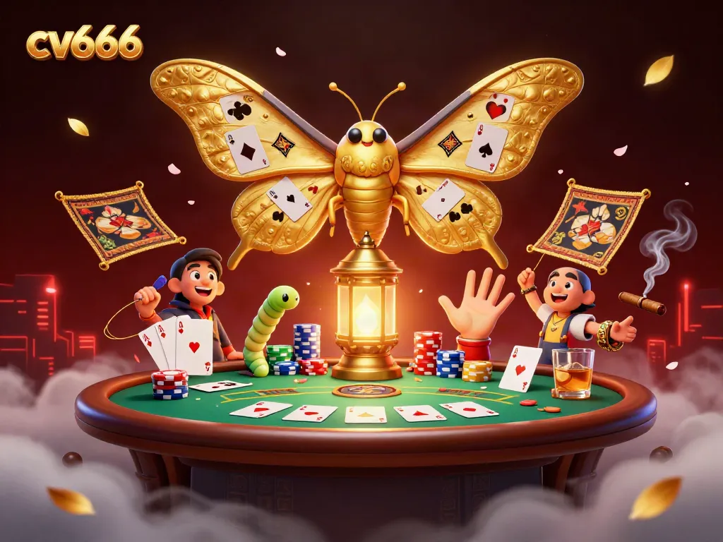 Engage in thrilling action at cv666 with a vibrant 3D casino scene featuring majestic characters and dynamic gaming elements.