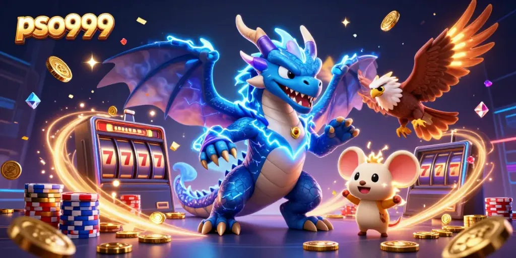 Experience thrilling action with pso999 featuring dynamic casino elements and animated characters.